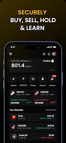 Buy, sell and hold trading interface